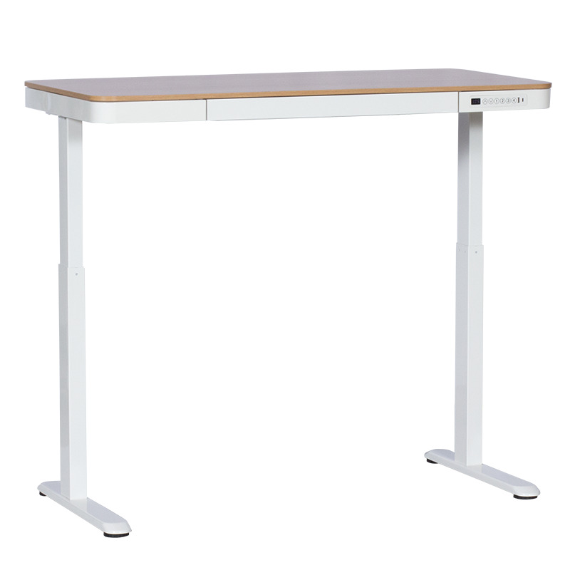 CR-118 E 140/70 Ергономично бюро с електрическо регулиране на височината бук-бял